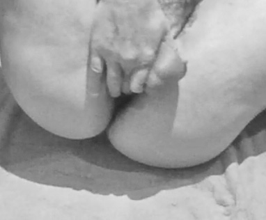 Fucking a good load of cum into himself.
